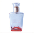 Garrafa de perfume de vidro da forma do retângulo 100ml com tampão de prata